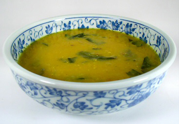 Суп с листьями одуванчика