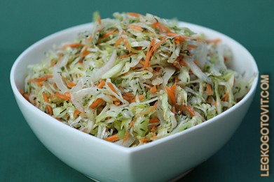 Рецепт овощного салата
