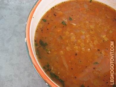 Рецепт красного супа