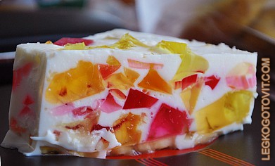 желе мозаиуа рецепт желе мозаиуа рецепт