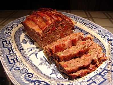 Фото рецепта: Мясной хлебец с вялеными томатами