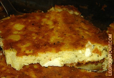 Фото рецепта: Картофельный пирог с сыром