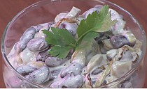 Фото рецепта: Салат с фасолью